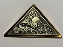 Original-Plakette „10 Jahre Kult-Ur-Fasnächtler“ Sigi Widmer