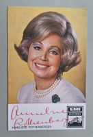 LG/ Original Autogrammkarte Anneliese Rosenberger Sängerin