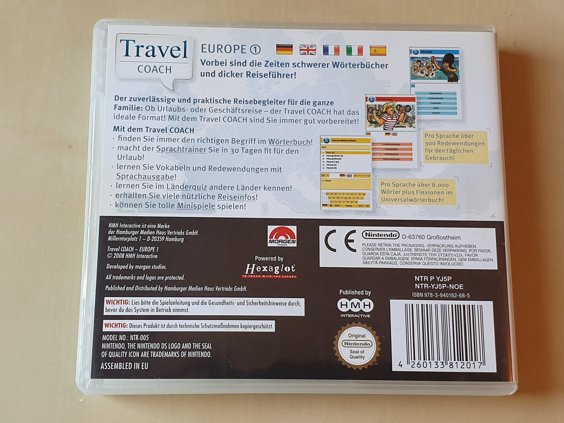 Nintendo Giochi: Travel Coach Europe – Usato da Stansstad venduto da collectorsshop 1