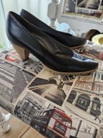 Paul Green Pumps Gr. 39.5 (6½) – Schwarzes Echtleder