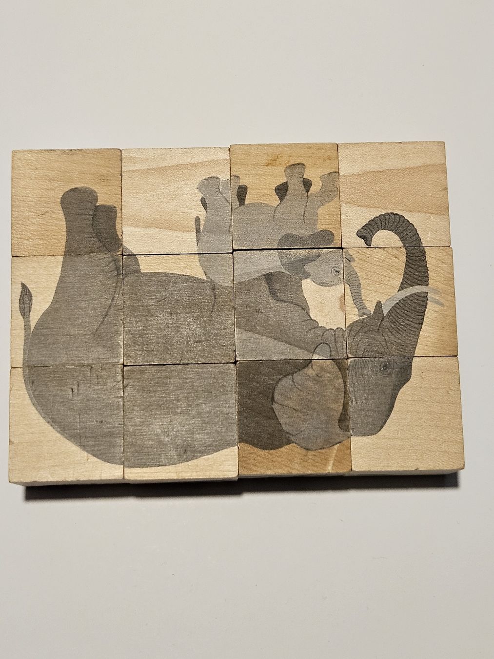 Puzzles: 6x Holz-Klötzli-Puzzle Tiere / #WT18 – Gebraucht aus Oberdorf BL von BaldenEagle 4