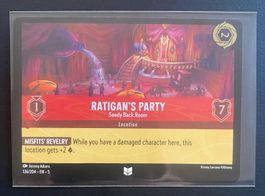 Lorcana FOIL RATIGAN'S PARTY 136/204 EN-5 Uncommon