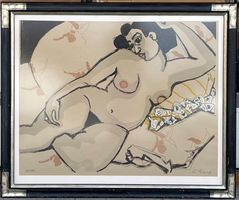 Gernot Kissel (1939-2008) Grosse Lithographie, signiert
