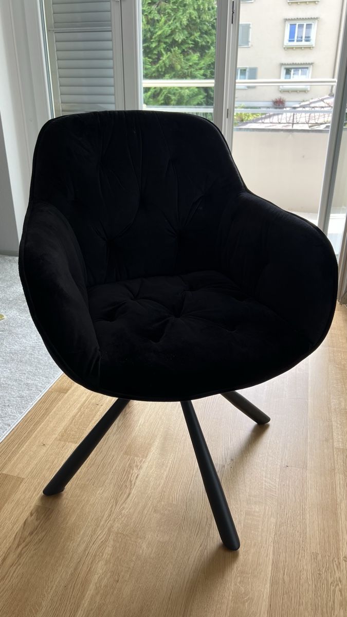 Poltrone: Sessel schwarz drehbar Metallfuss – Usato da Kriens venduto da jan_5swm 1