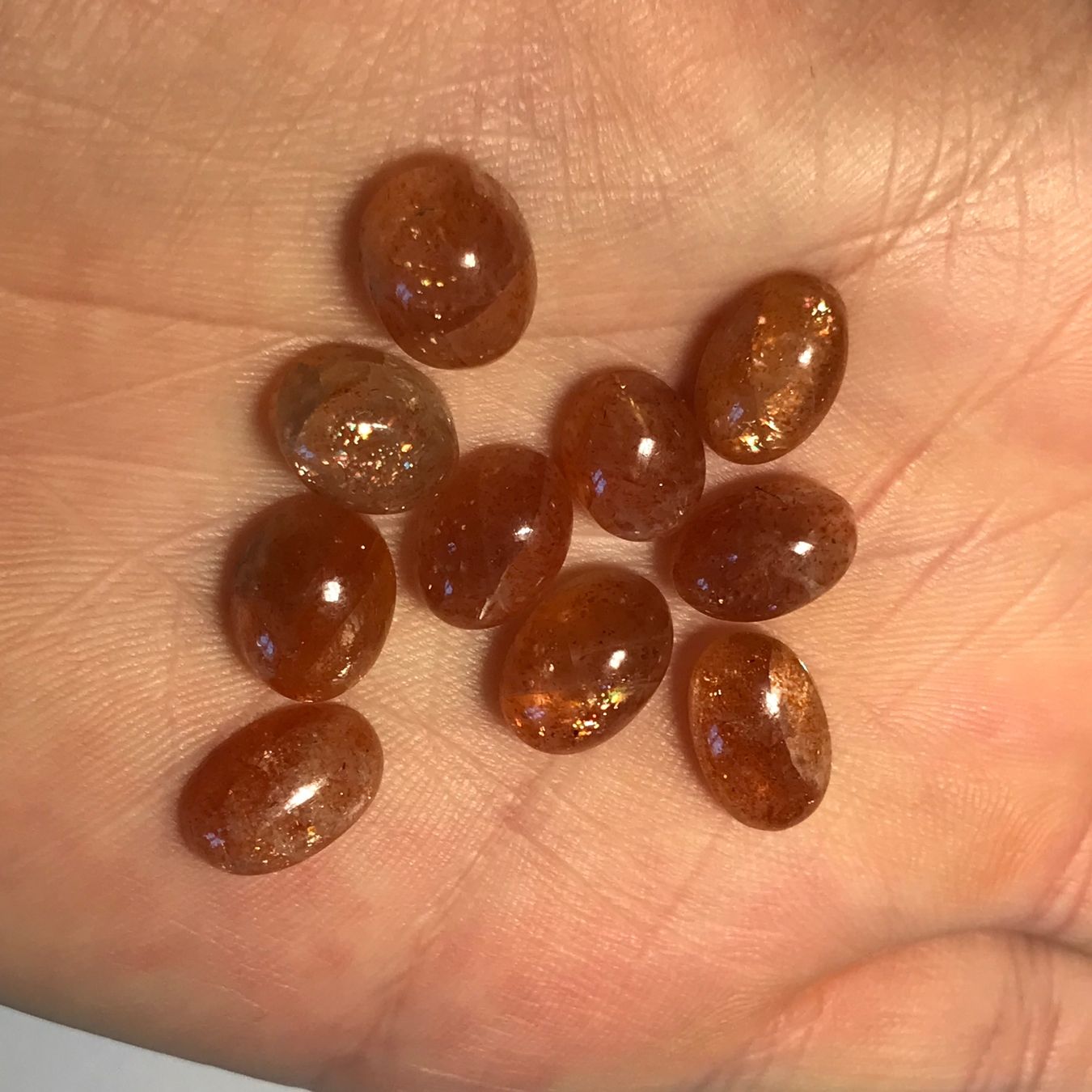 Pietre preziose: Lot 10x Sonnenstein Cabochon, 40 Karat – Nuovo (secondo la descrizione) da Biel venduto da djvalbnc 3