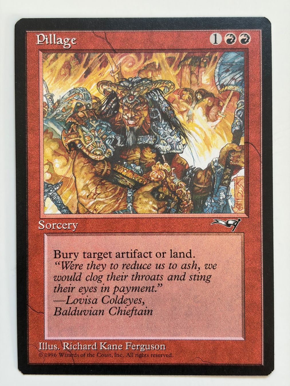 Magic The Gathering Carte collezionabili: Pillage - Alliances – Usato da Bonstetten venduto da ddiederichs