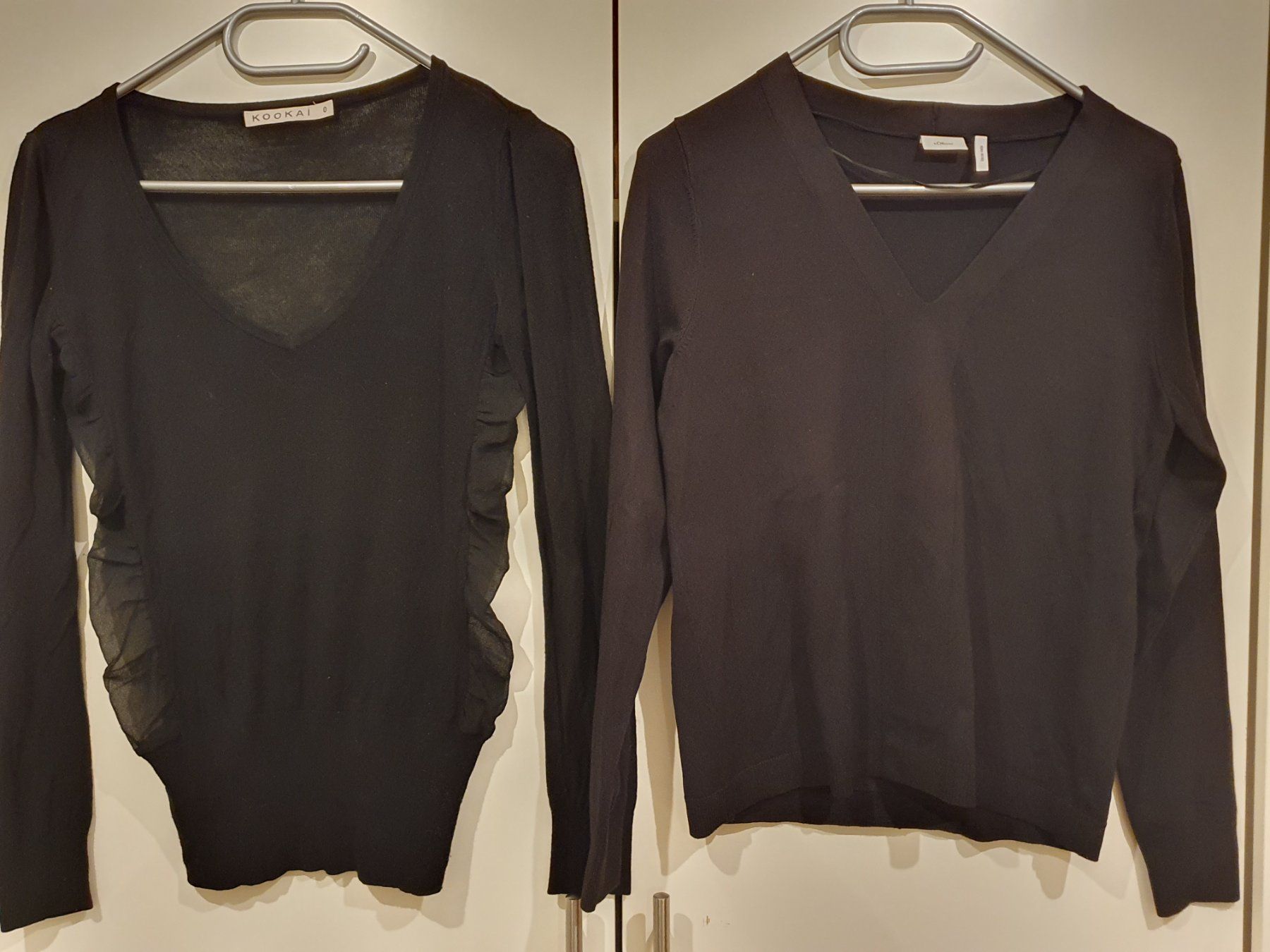 Kookai Maglioni & Felpe: 2 Pullover schwarz: Kookai Gr. 0, s. Oliver Gr. 34 – Usato da Heinrichswil venduto da sabi2809