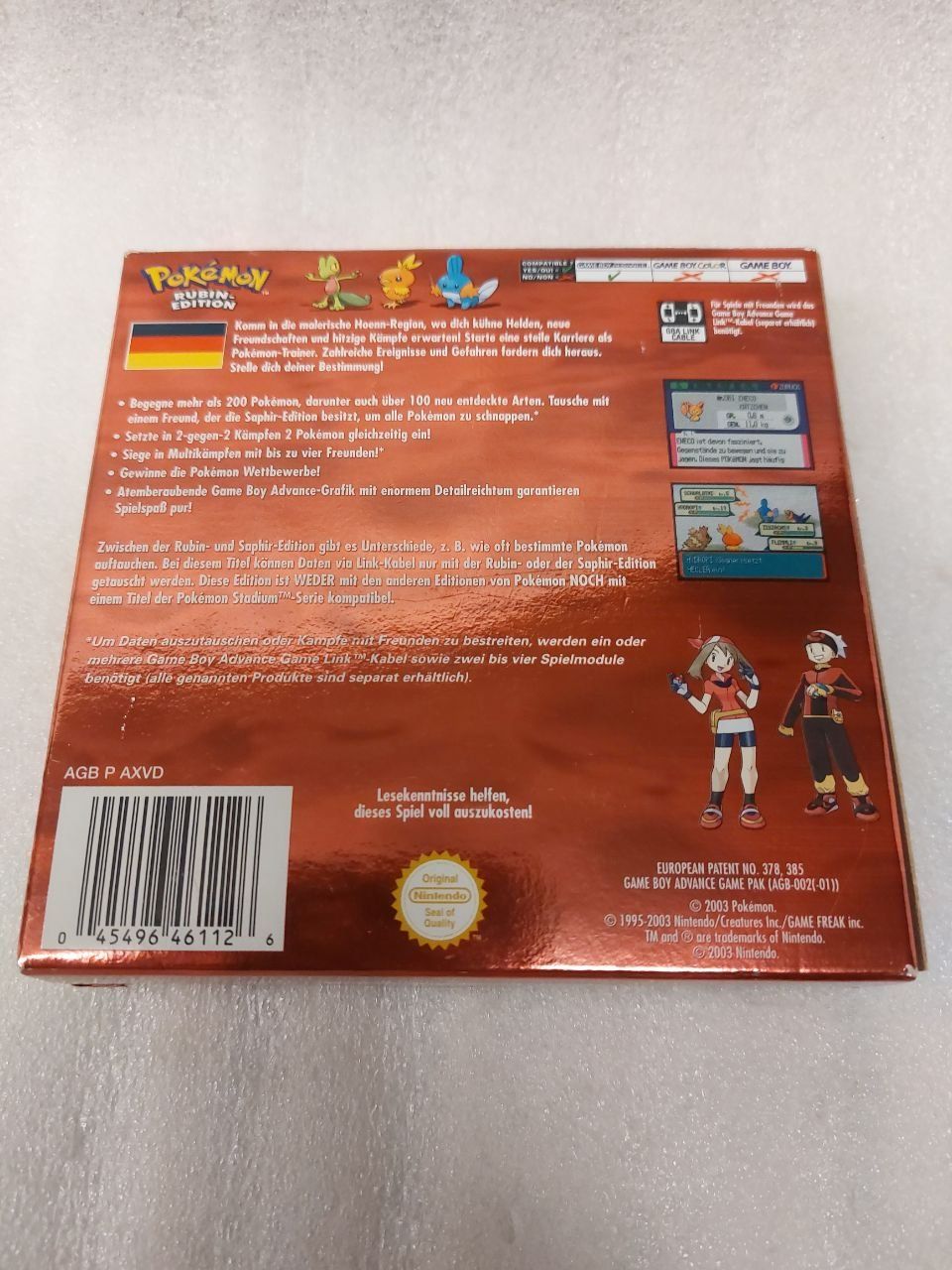 Pokémon Giochi: Pokemon Rubin Edition GBA Nintendo – Usato da Pambio Noranco venduto da Pol69 2