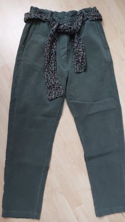 Hose Made in Italy Khaki Farbe