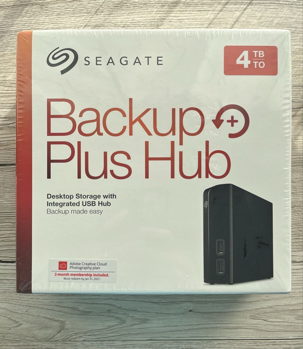 Seagate Harddisks: Seagate Backup Plus Hub 4 TB – Neu und originalverpackt aus Biel/Bienne von ChrisMes8377
