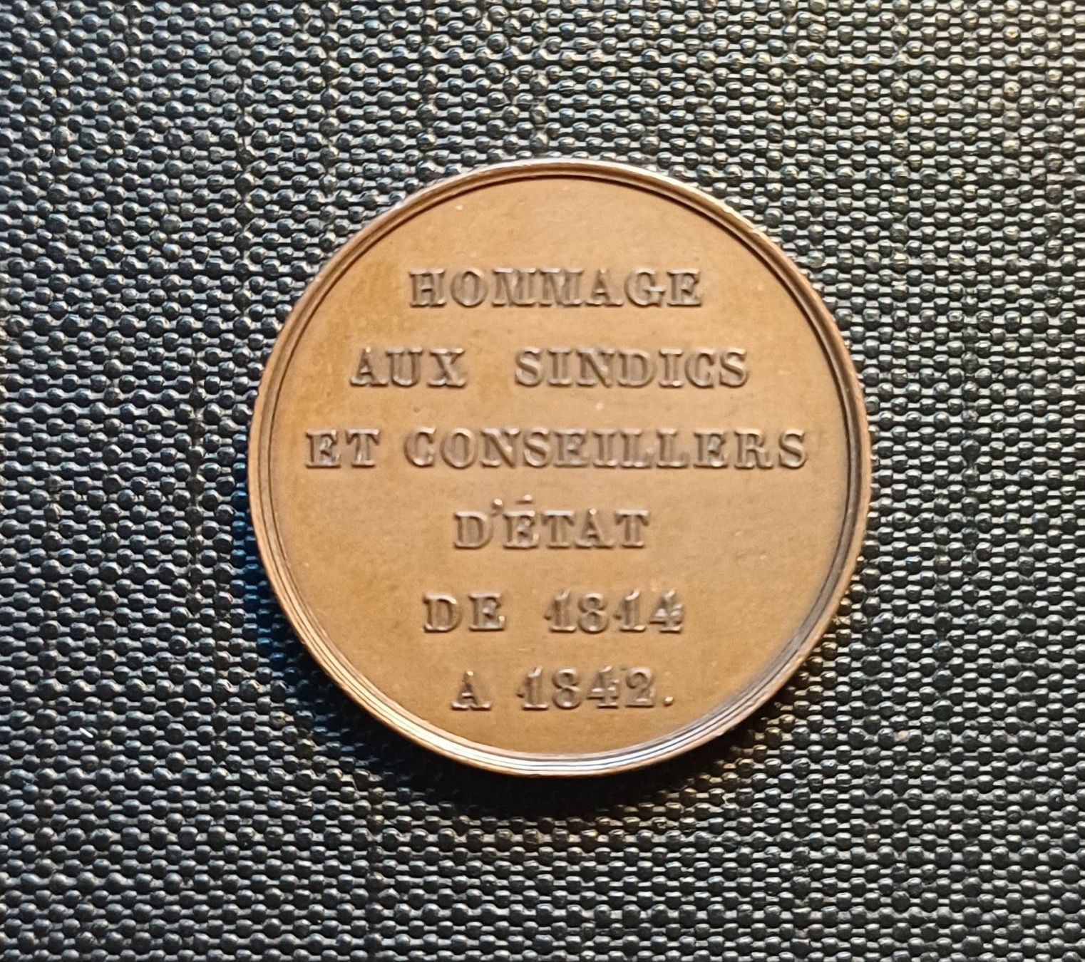 Medaglie: Kleine Medaille GENEVE 1842 – Usato da Brittnau venduto da simionius 1
