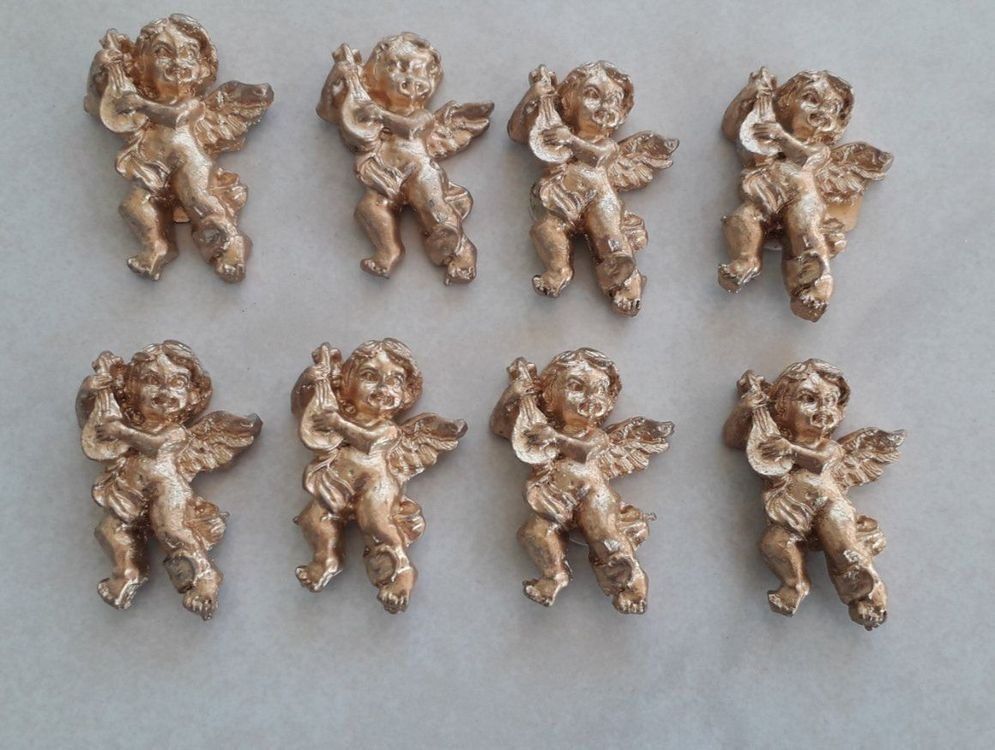 Statuette: 8 Engel, Kunststoff zum aufkleben. – Nuovo (secondo la descrizione) da Winistorf venduto da acreativ2