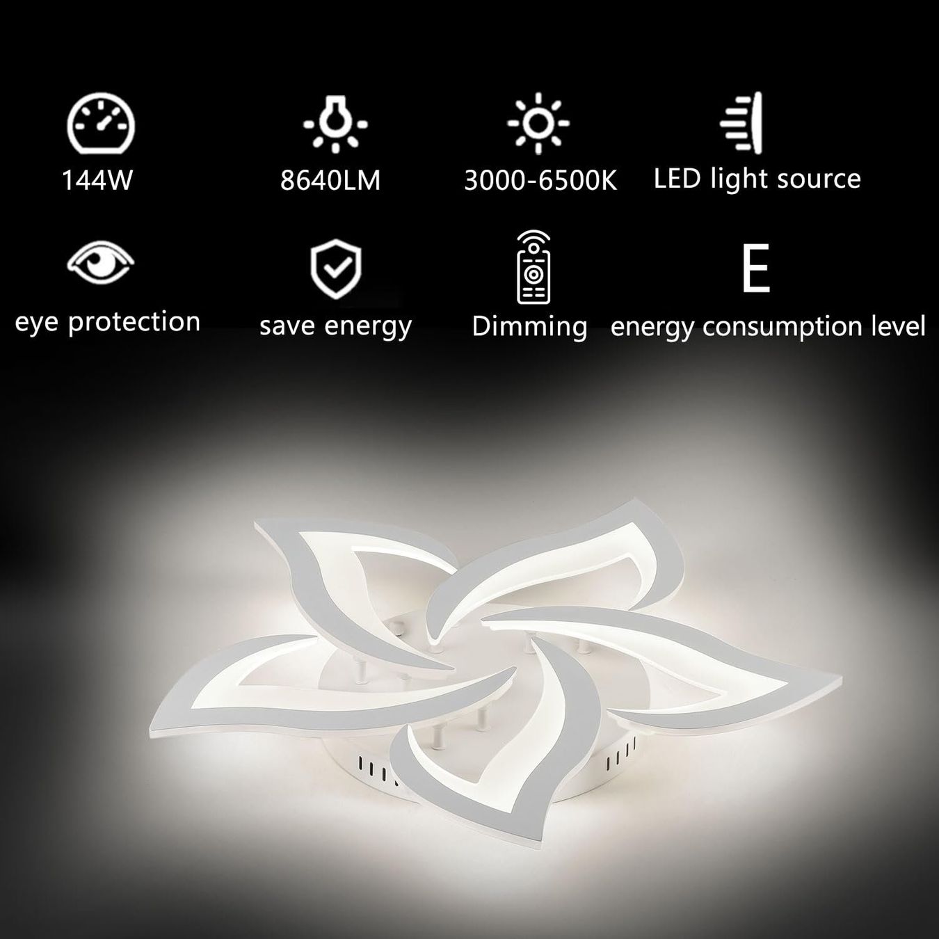 Lampadari & plafoniere: Deckenleuchte Deckenlampe LED dimmbar mit Fernbedienung – Nuovo e nell'imballaggio originale da Herisau venduto da Serenco 3