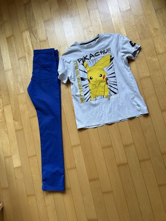 Für Jungs: Hose United Colors of Benetton + Shirt, Grösse 17