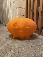 Halloween Kürbis Deko beleuchtet gross