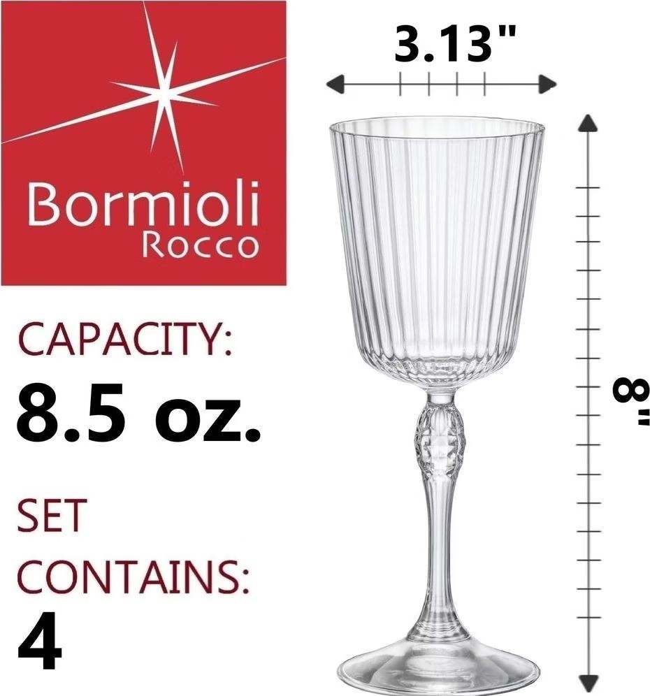 Bicchieri: 8 Weingläser Bormioli Rocco – Usato da Zürich venduto da violakunz 3