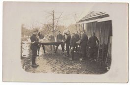 Soldatengruppe II Zug III Zahn-Kompanie Fotokarte um 1916