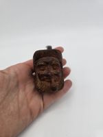 Pipe sculptée tête de personnage barbu — St Claude 
