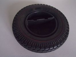 Vintage Pneu Aschenbecher INDIA innen Bakelit