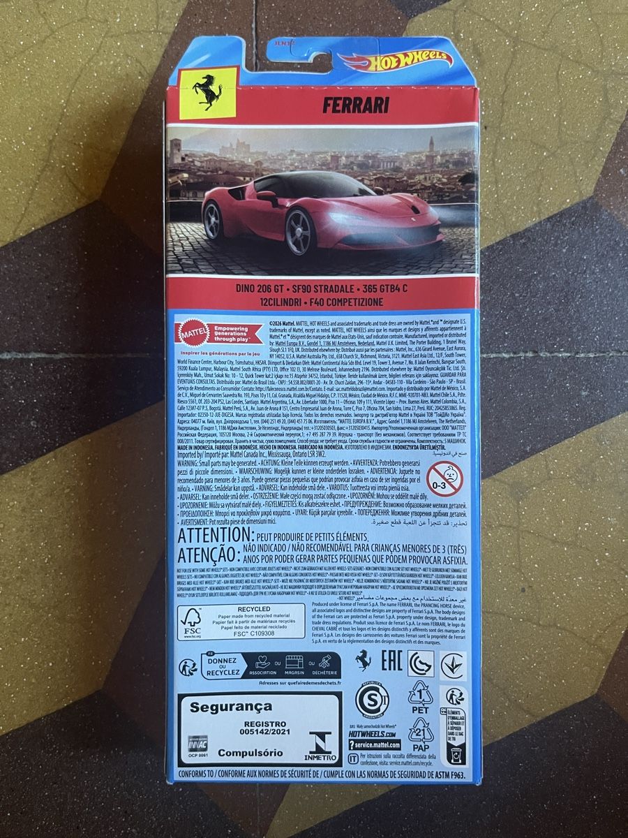Hot Wheels Modellautos: Ferrari 5 Pack Hot Wheels – Neu und originalverpackt aus Ehrendingen von Duwe_KlG 1