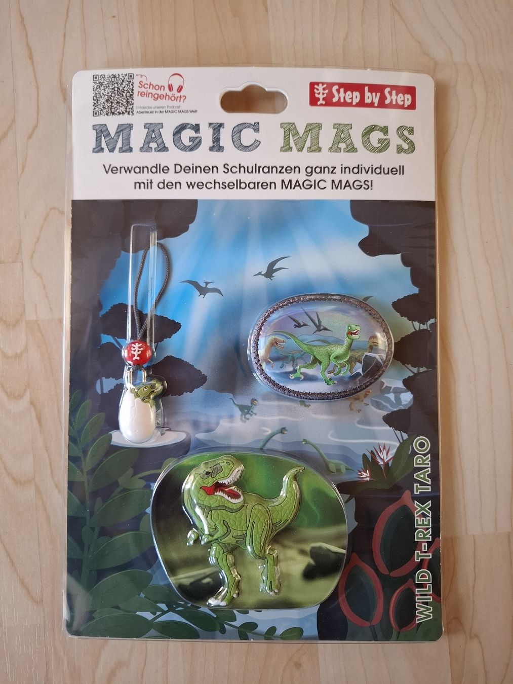 Step by Step Borse & Zaini: Step by Step Magnete Dinosaurier – Nuovo e nell'imballaggio originale da Oberurnen venduto da rotty80