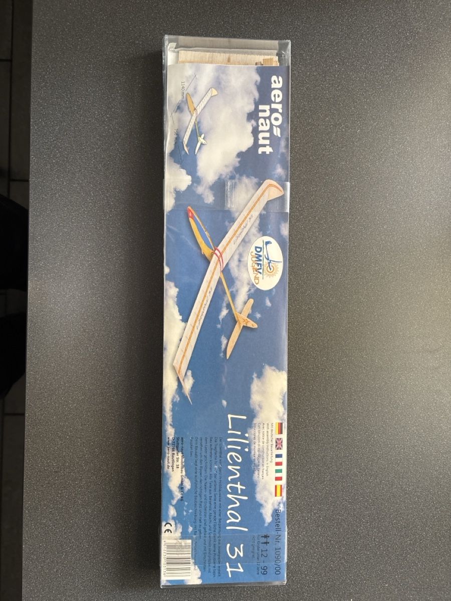 Kit di modellismo & Modellini statici: Segelflieger Modellbausatz Lilienthal 31 – Nuovo e nell'imballaggio originale da Unterengstringen venduto da hab_dyp5