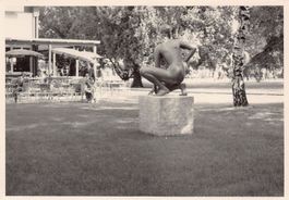 Zürich Landi 1939, Bauen & Wohnen, Foto, Statue im Park Rest