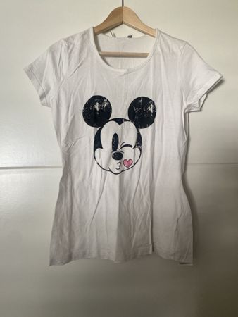 Disney T-Shirt Mickey Maus weiss Gr. 40