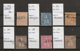 Steckkarte Ausgaben mit Stabstempel - ab Nr. 25D