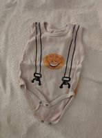 Sommerlicher Baby Body mit Orangen-Motiv, Grösse 62/68