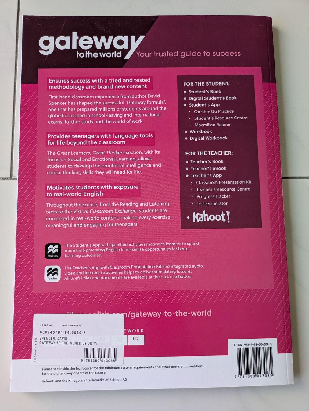 Bücher: Gateway to the World B2 Workbook & Student's Book – Gebraucht aus Uznach von binmaley 2