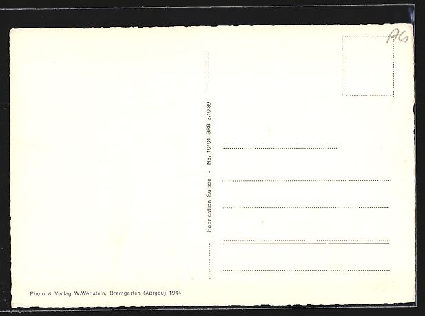 Cartoline postali: Bremgarten a. d. Reuss, Teilansicht mit  – Usato da Berlin venduto da bartko-reher 1