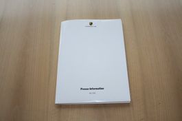Porsche Pressemappe/CD/Fotos IAA Frankfurt 1999