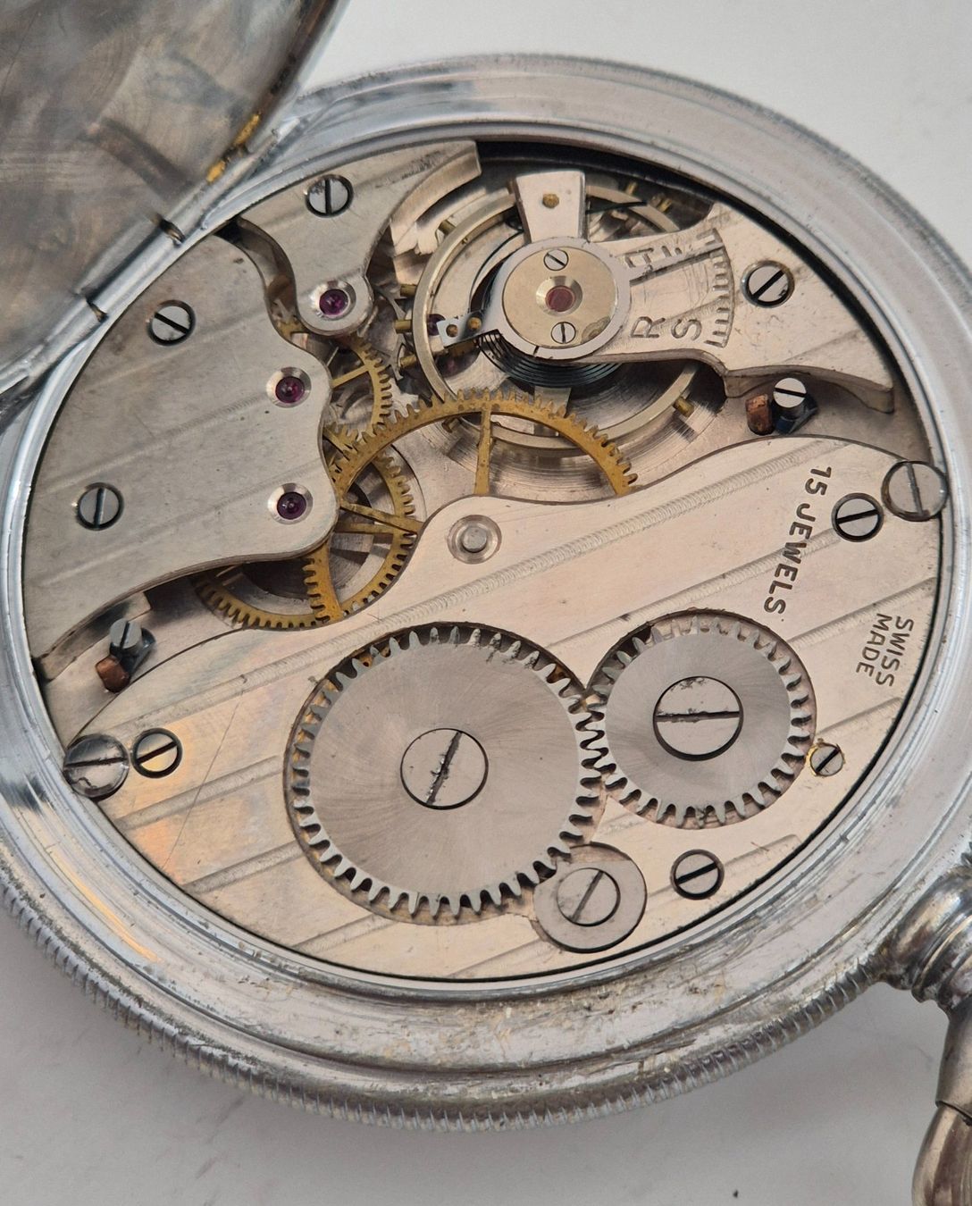 Orologi: Chüeli Taschenuhr mit Kette, 50.5 mm – Usato da Marbach SG venduto da Zippo1401 8