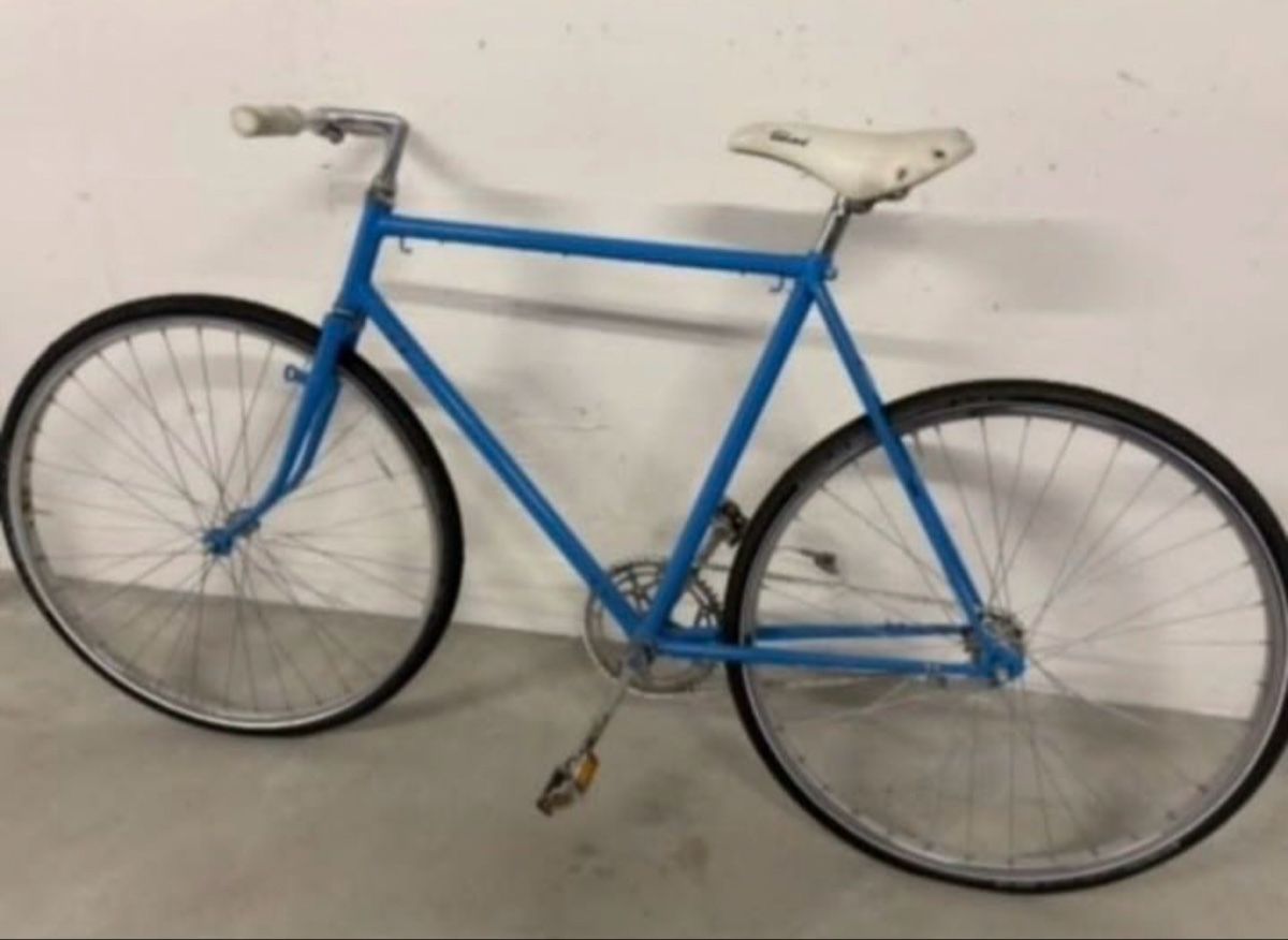 Biciclette: BLAUES SINGLESPEED-FAHRRAD – Usato da zürich venduto da najoro