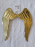 Flügel Engelslfügel Metall Goldfarben Shabby
