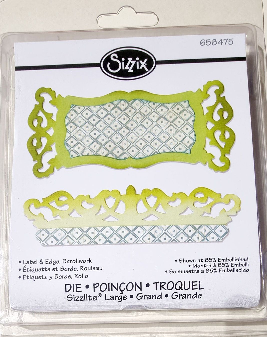 Sizzix Pochoirs: Sizzix Stanzschablone Sizzlits – Neuf avec emballage d'origine à hägglingen par tamayra 4