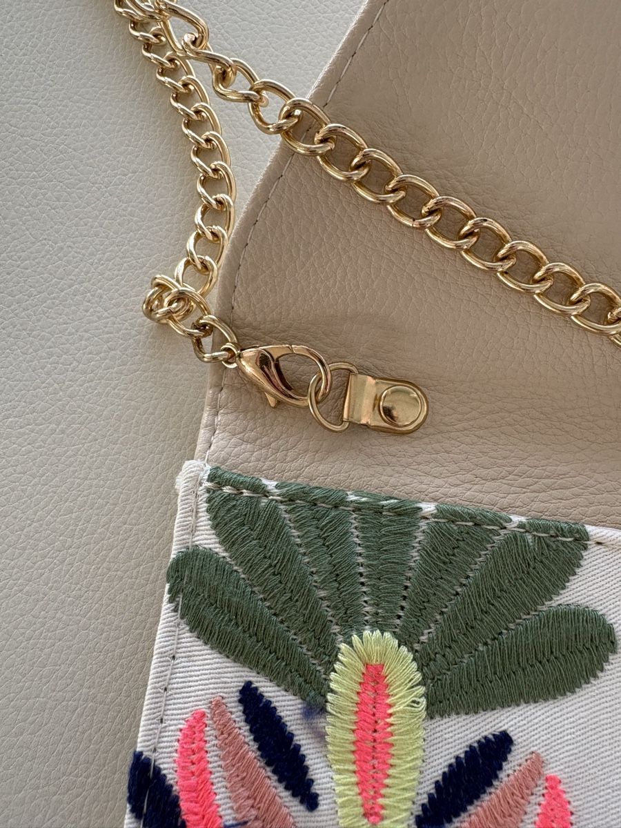 Borse & Zaini: clutch bag machine embroidery, textiles – Nuovo e nell'imballaggio originale da Lausanne venduto da oyu_hgg5 4