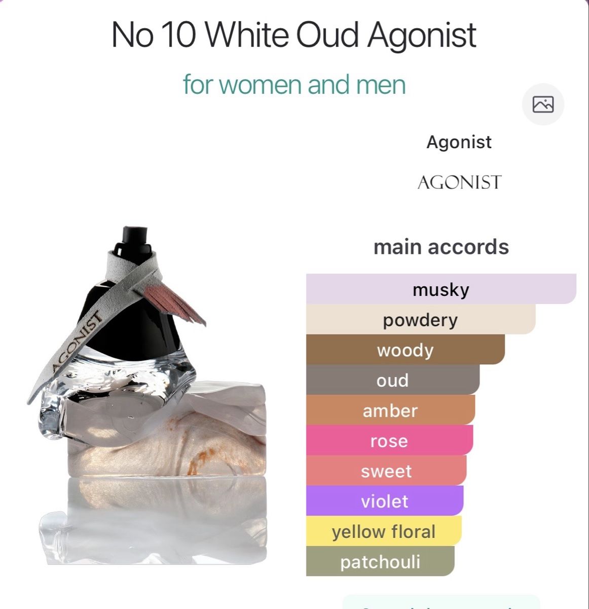 Profumi & Eau de Toilette: EDP White Oud No.10 by Agonist (decant) – Nuovo (secondo la descrizione) da Genève venduto da StaceyH 2
