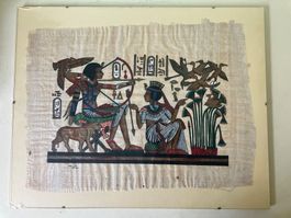 Bild Papyrus Tut-Ench-Amum gerahmt