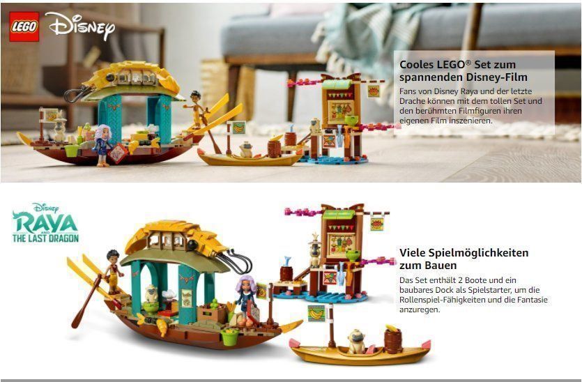 Lego Kit di costruzioni: LEGO 43185 Bouns Boot – Nuovo e nell'imballaggio originale da Matzendorf venduto da HaiNakamoto 3