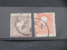 Österreich 1858 13 I, 14 I gest.