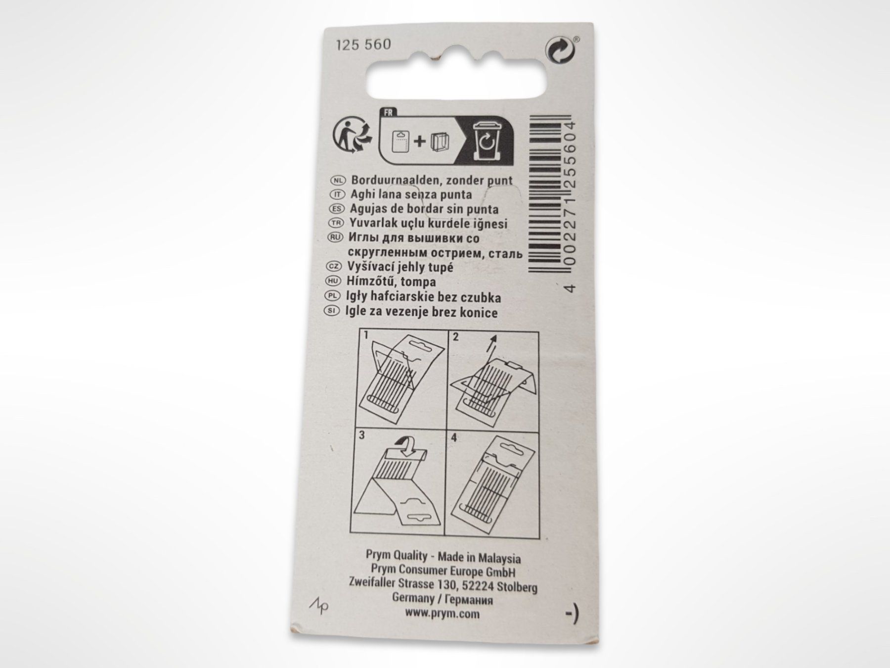 Ferri: PRYM Sticknadeln ohne Spitze 2x 6Stk. – Nuovo (secondo la descrizione) da Suhr venduto da Restwert_Suhr 4