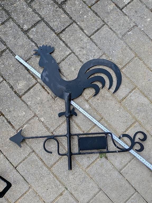Tutte le decorazioni: Alter Wetterhahn aus Metall – Usato da Lüsslingen venduto da koh_mjy6