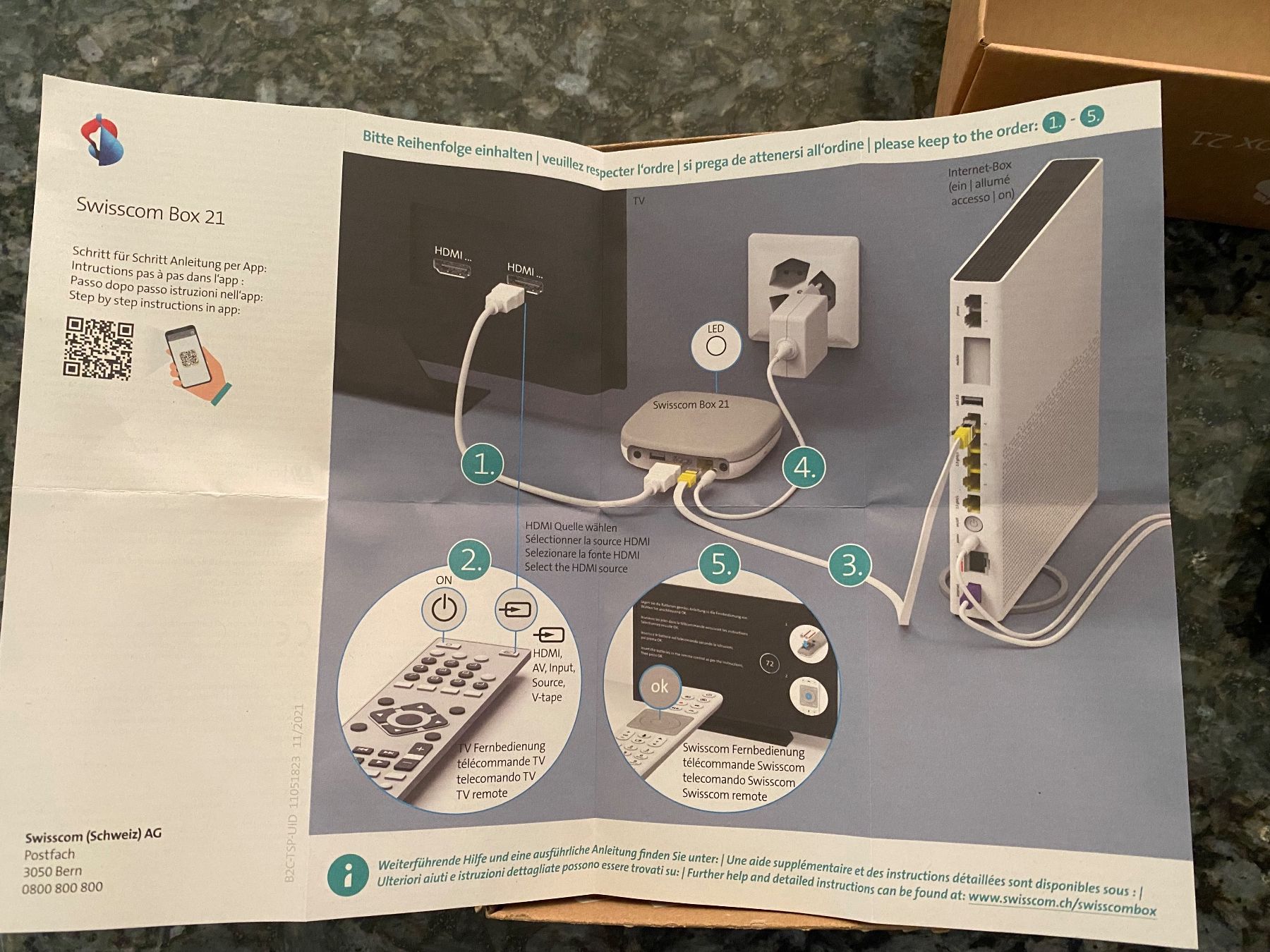 Swisscom Modems & Router: Swisscom Box 21 & Internet - Box 3 – Gebraucht aus Allenwinden von Obalu