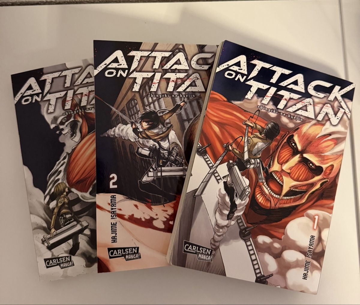 Fumetti: Attack on Titan Manga 1-3 Deutsch – Usato da Berg TG venduto da Jasin_97
