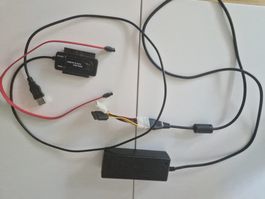 SATA + IDE 3,5 Zoll zu USB 2.0 Adapter (gebraucht)