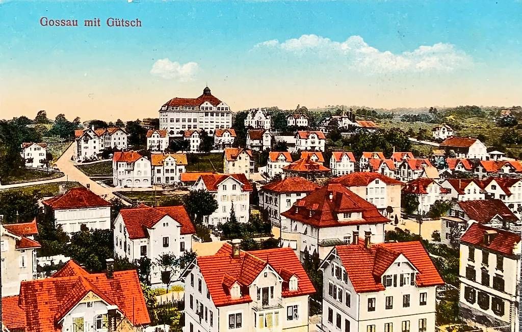 Ansichtskarten: Gossau mit Gütsch – Gebraucht aus Wil SG von phi_xst5