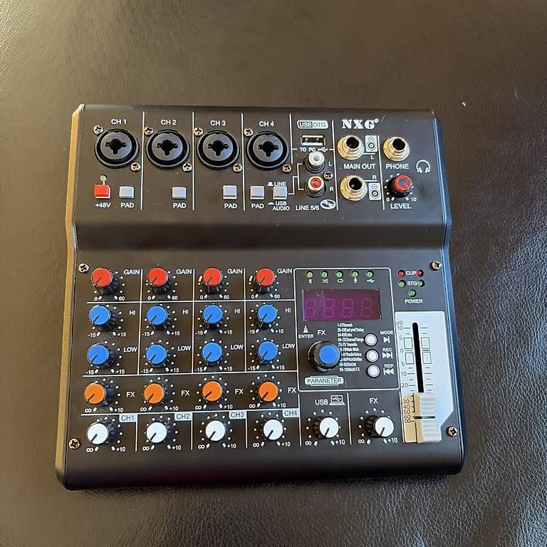 Platines de mixage:  NXG GX-06 Audio-Mischpult – D'occasion à Wil SG par abi_j9gp