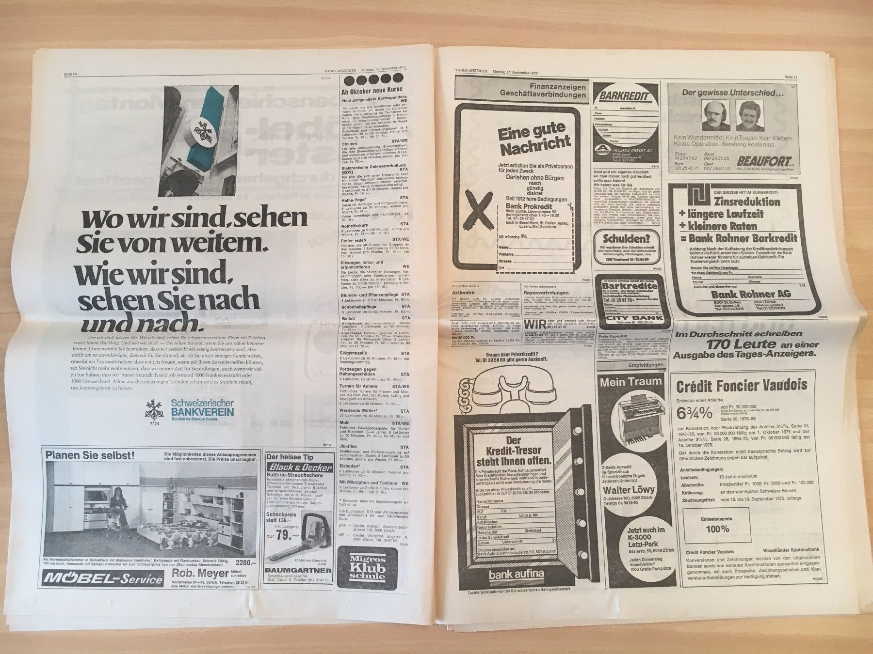 Zeitschriften & Magazine: Tagesanzeiger vom 15. September 1975 – Gebraucht aus Luzern von Jiggy_8898 3